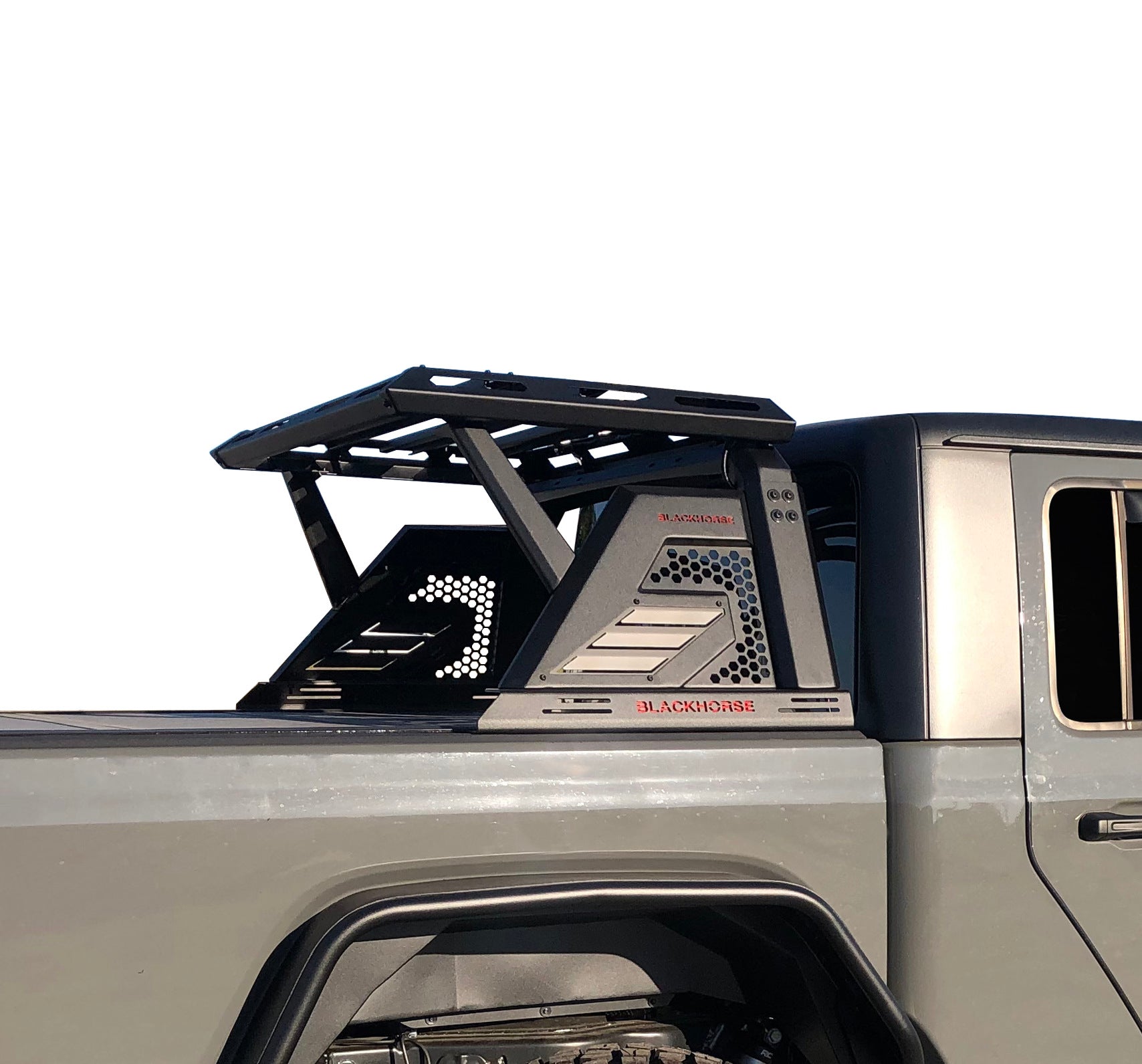 2005-2021 Nissan Frontier Armour Ii Roll Bar W/Basket 2nd Box: 51.57*4.72*19.68 inch | Black Horse Off Road - Image 6