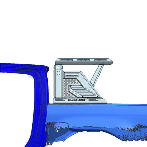 2019-2026 Ford Ranger Armour Ii Roll Bar W/Basket 2nd Box: 51.57*4.72*19.68 inch | Black Horse Off Road - Image 2