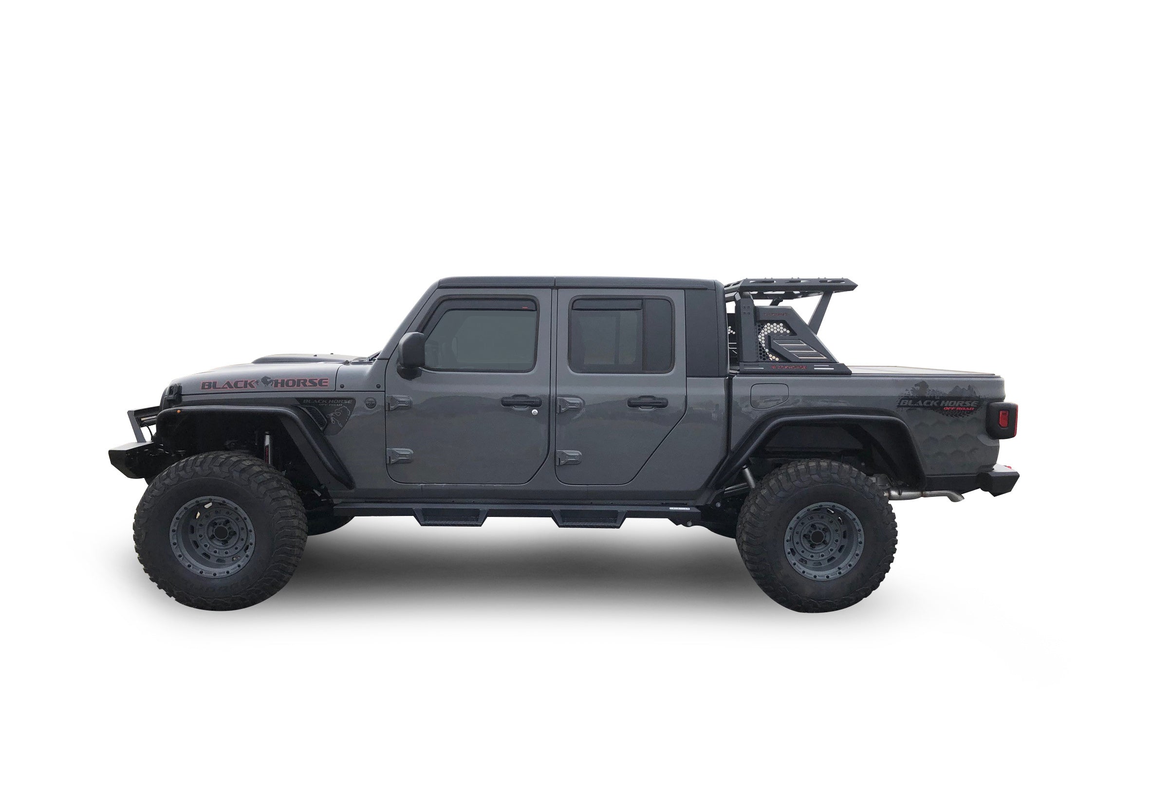 2019-2026 Jeep Gladiator Armour Ii Roll Bar W/Basket 2nd Box: 51.57*4.72*19.68 inch | Black Horse Off Road - Image 9