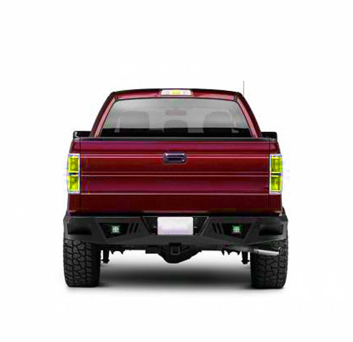 2006-2014 Ford F-150 Armour Heavy Duty Rear Bumper Kit Includes 1 set of 4in cube lights | Black Horse Off Road - Image 3