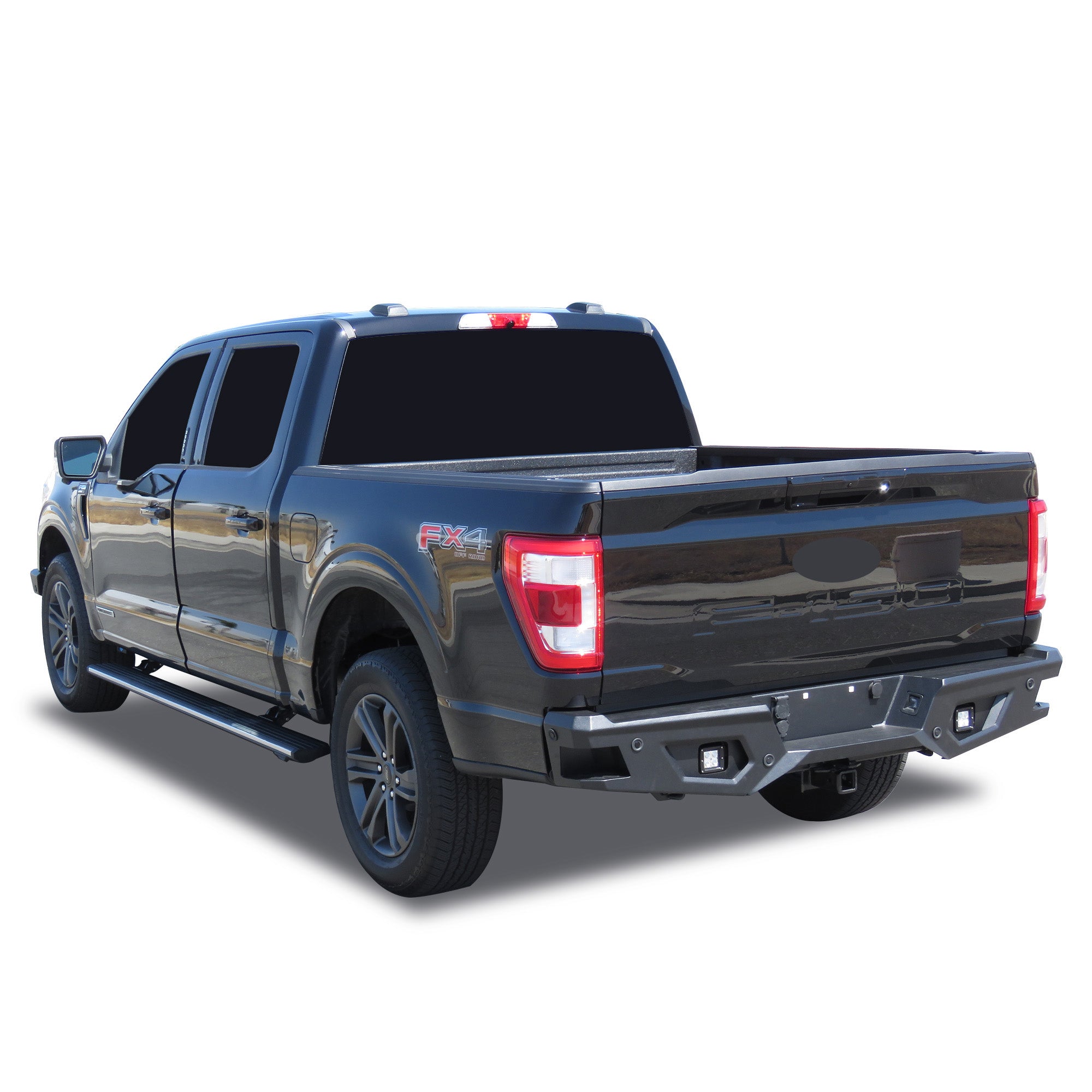 2021-2026 Ford F-150 Armour Heavy Duty Rear Bumper No lights included | Black Horse Off Road - Image 1