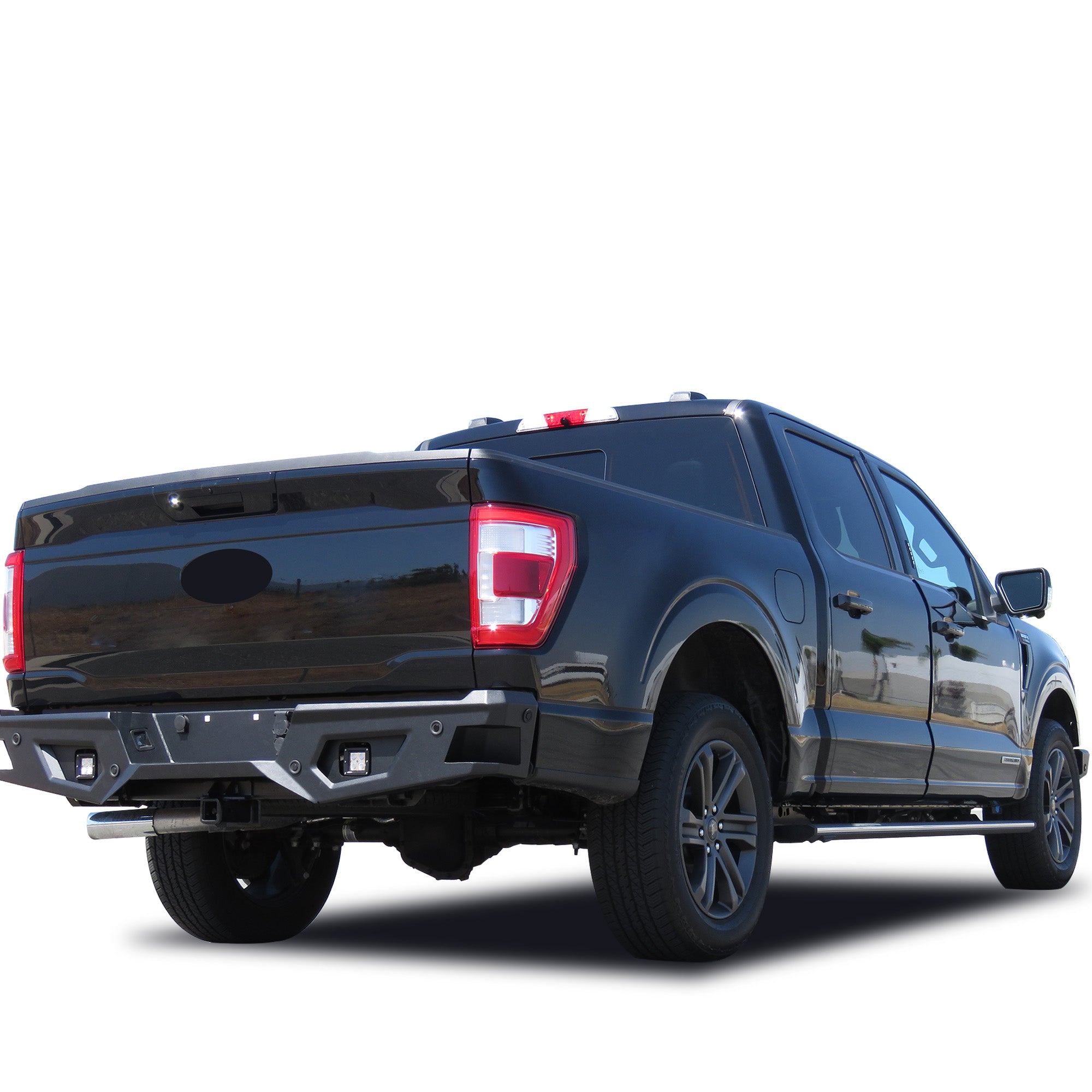 2021-2026 Ford F-150 Armour Heavy Duty Rear Bumper No lights included | Black Horse Off Road - Image 6