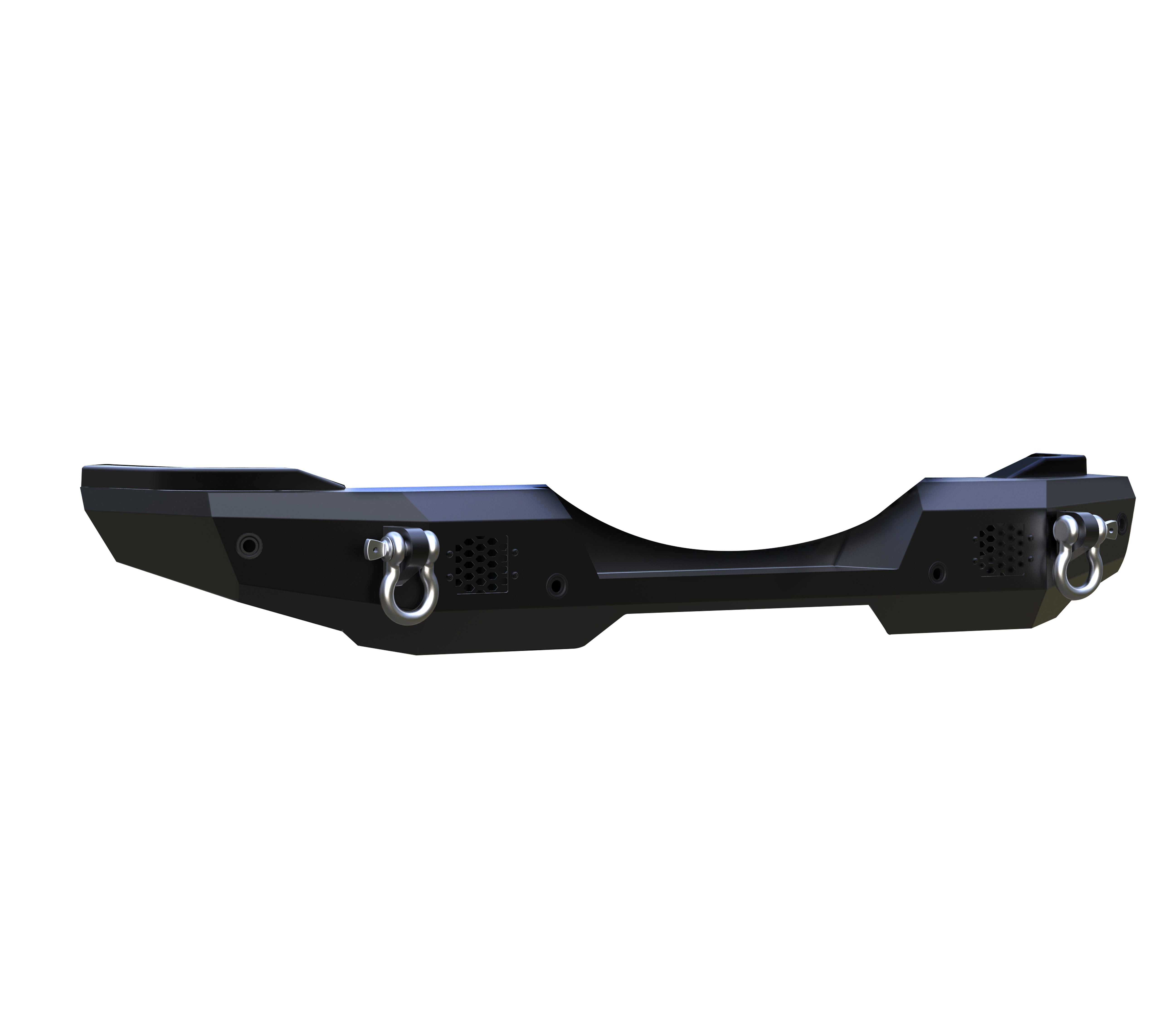2021-2026 Ford Bronco Armour Heavy Duty Rear Bumper Plate Style Full Width No lights included | Black Horse Off Road - Image 3