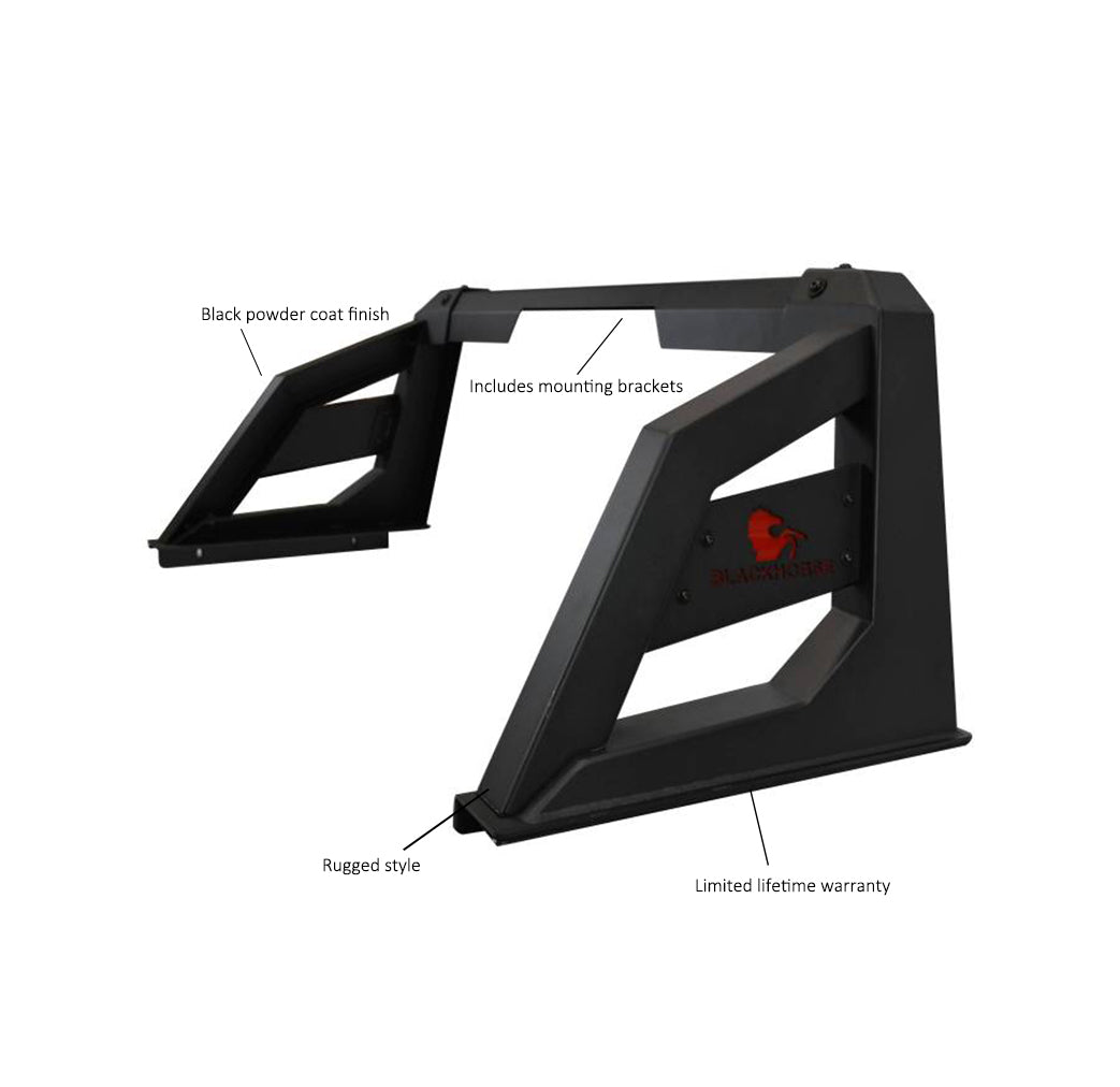 2005-2021 Nissan Frontier Armour Roll Bar | Black Horse Off Road - Image 10