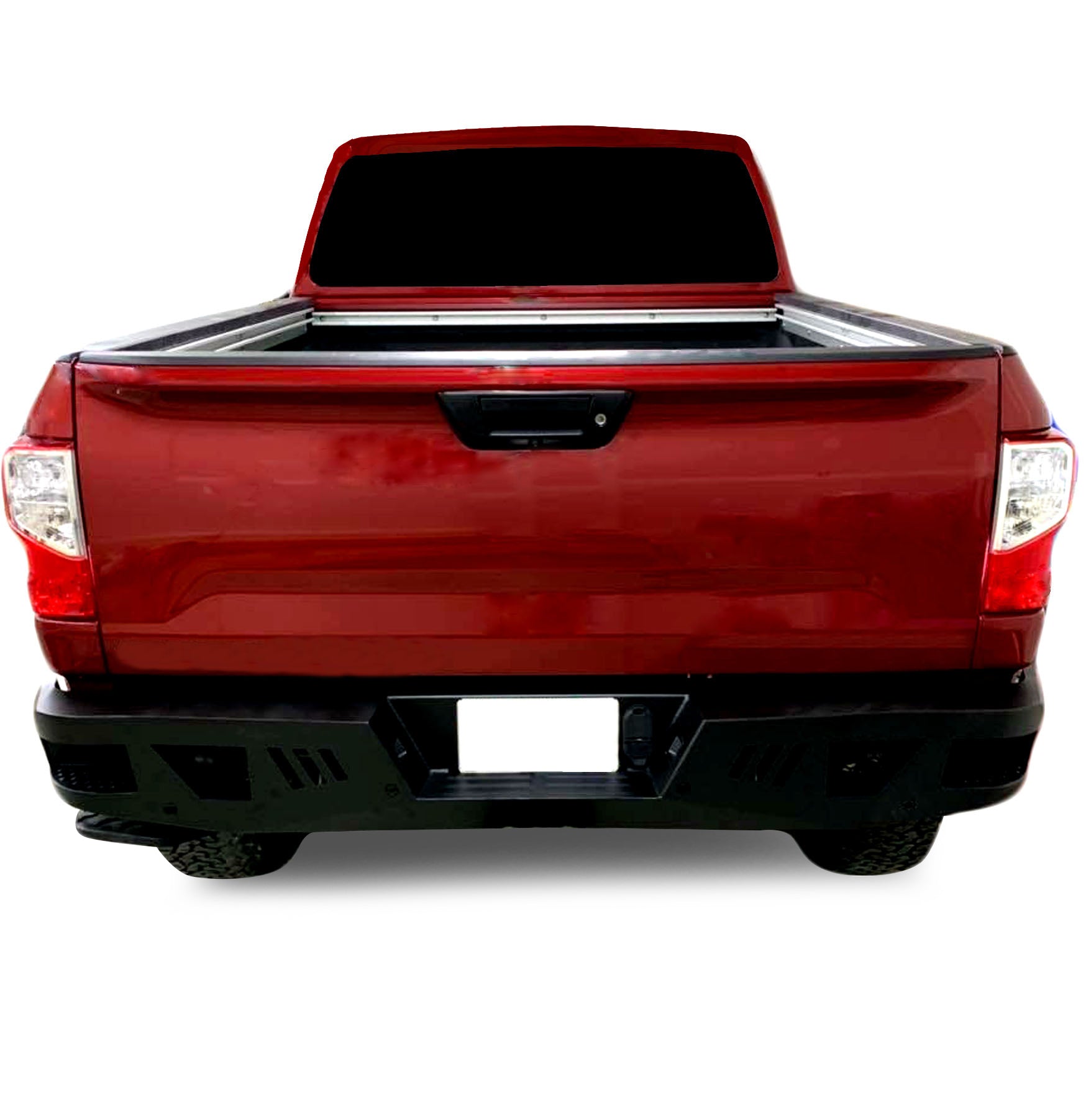 2016-2024 Nissan Titan Xd Armour Heavy Duty Rear Bumper No lights included | Black Horse Off Road - Image 6