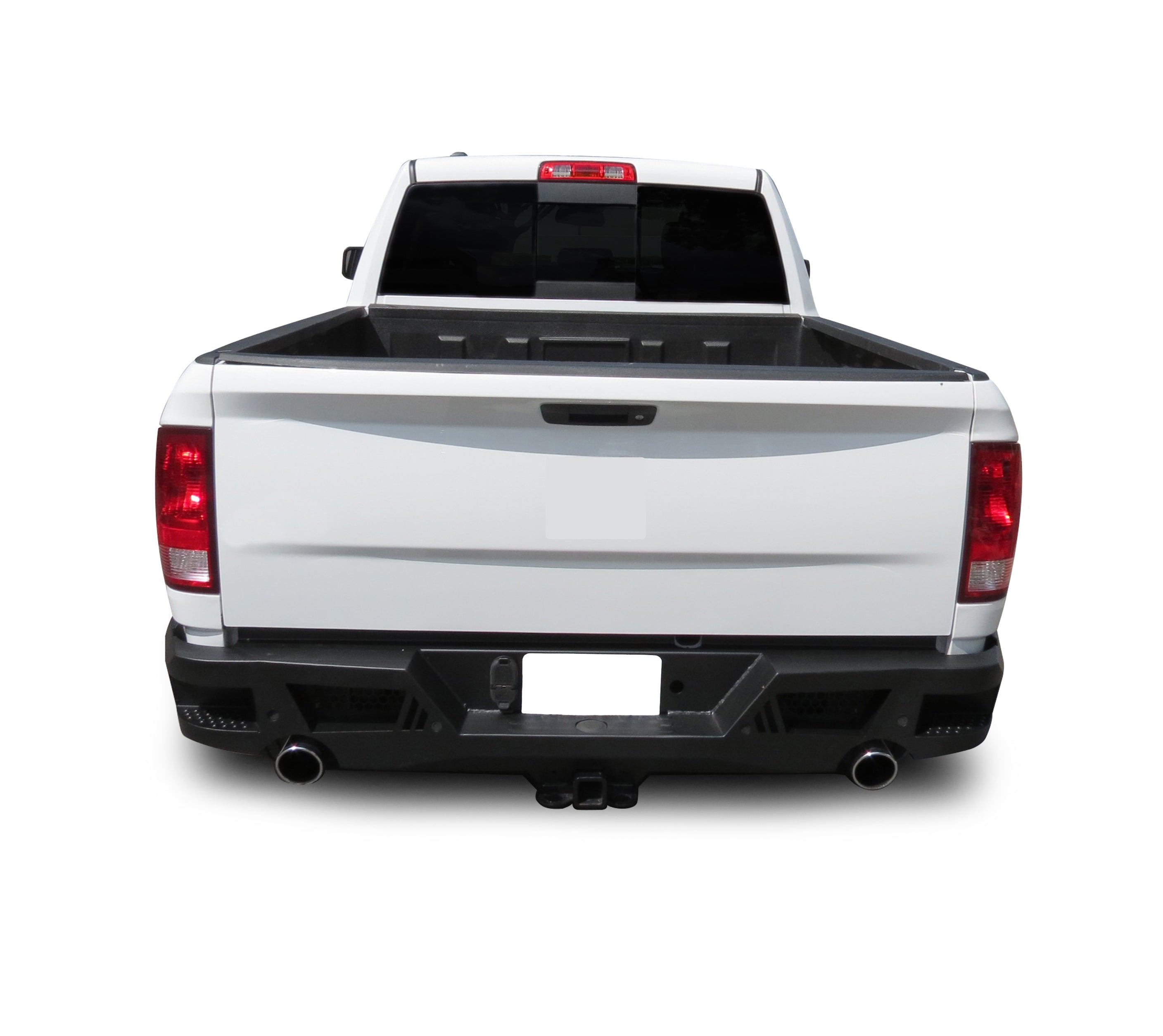 2009-2024 Dodge Ram 1500 Armour Heavy Duty Rear Bumper No lights included | Black Horse Off Road - Image 2