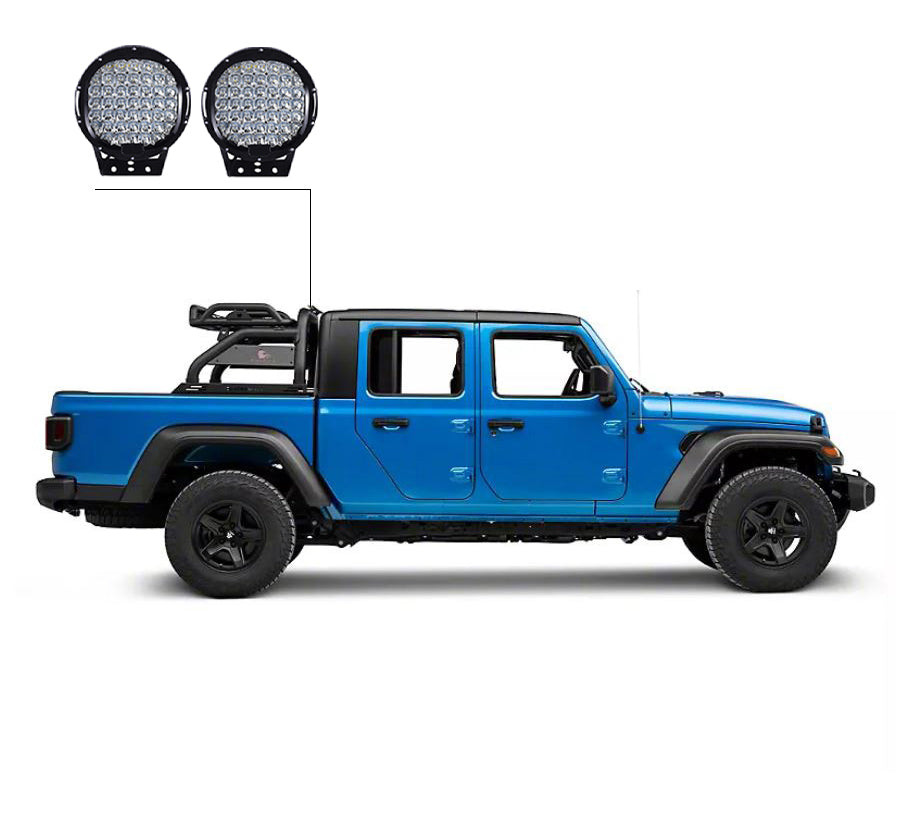 2020-2026 Jeep Gladiator Atlas Roll Bar Kit | Black Horse Off Road - Image 4
