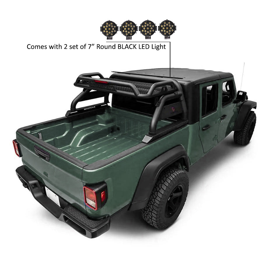 2020-2026 Jeep Gladiator Atlas Roll Bar Kit | Black Horse Off Road - Image 1