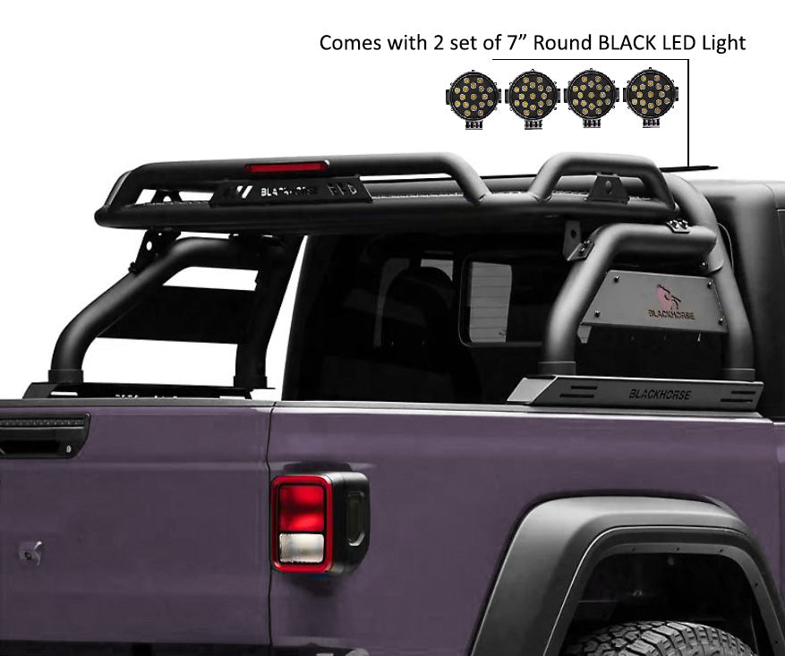 2020-2026 Jeep Gladiator Atlas Roll Bar Kit | Black Horse Off Road - Image 7