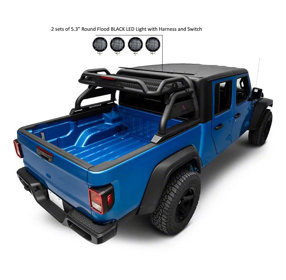 2020-2026 Jeep Gladiator Atlas Roll Bar Kit | Black Horse Off Road - Image 1