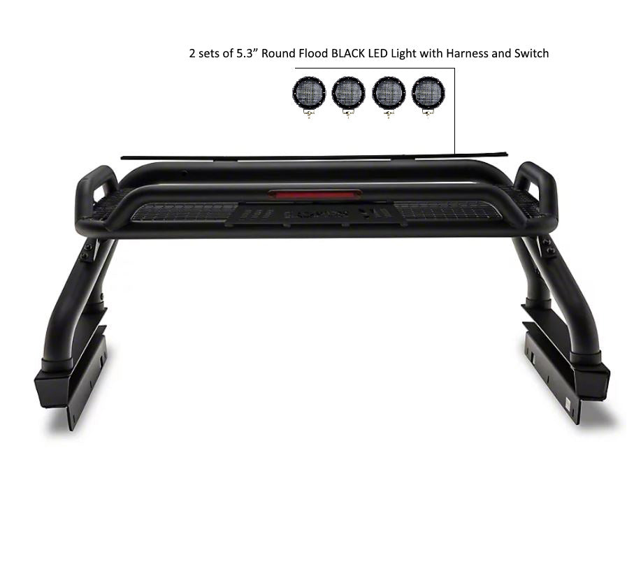 2020-2026 Jeep Gladiator Atlas Roll Bar Kit | Black Horse Off Road - Image 9