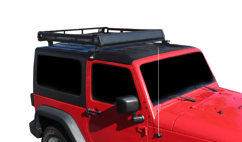 1987-2017 Jeep Wrangler Traveler Roof Rack Modular | Black Horse Off Road - Image 3