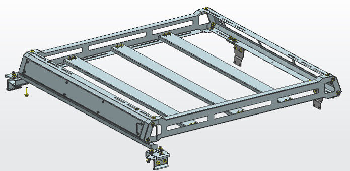 1987-2017 Jeep Wrangler Traveler Roof Rack Modular | Black Horse Off Road - Image 7