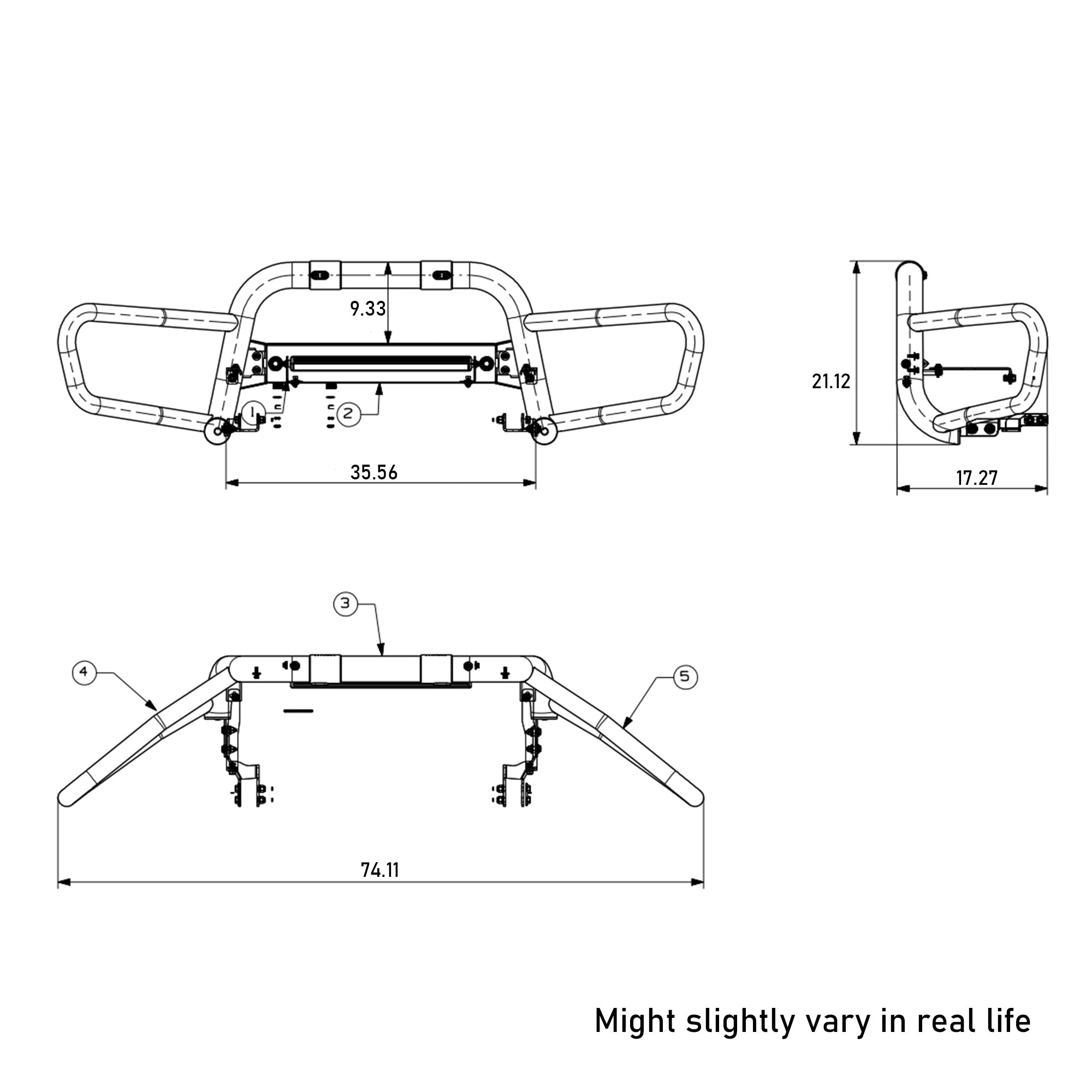 2015-2022 Chevrolet Colorado Beacon Front Runner Modular | Black Horse Off Road - Image 4