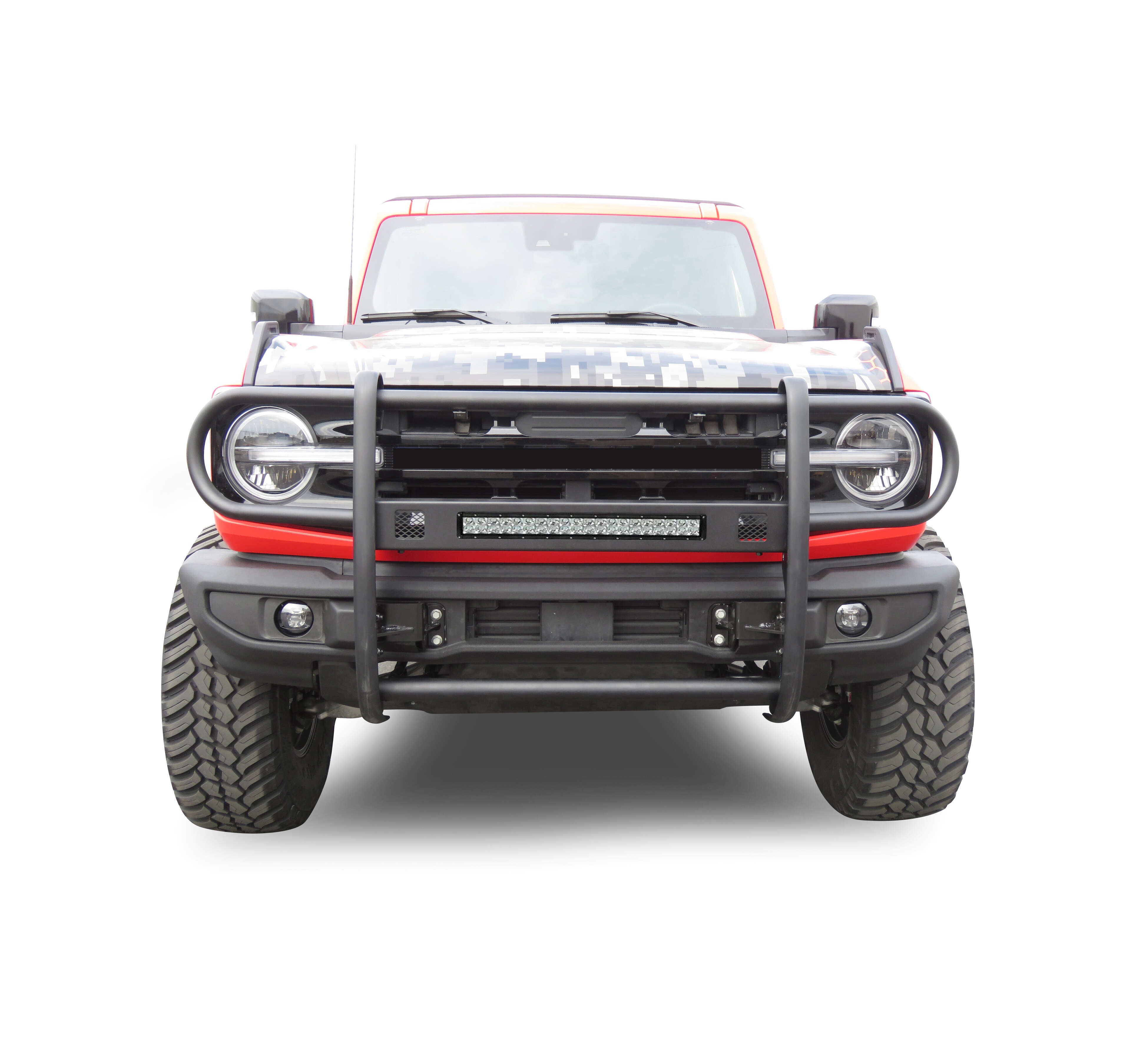 2021-2026 Ford Bronco Beacon Grille Guard Modular W/ 20" LED Light | Black Horse Off Road - Image 2