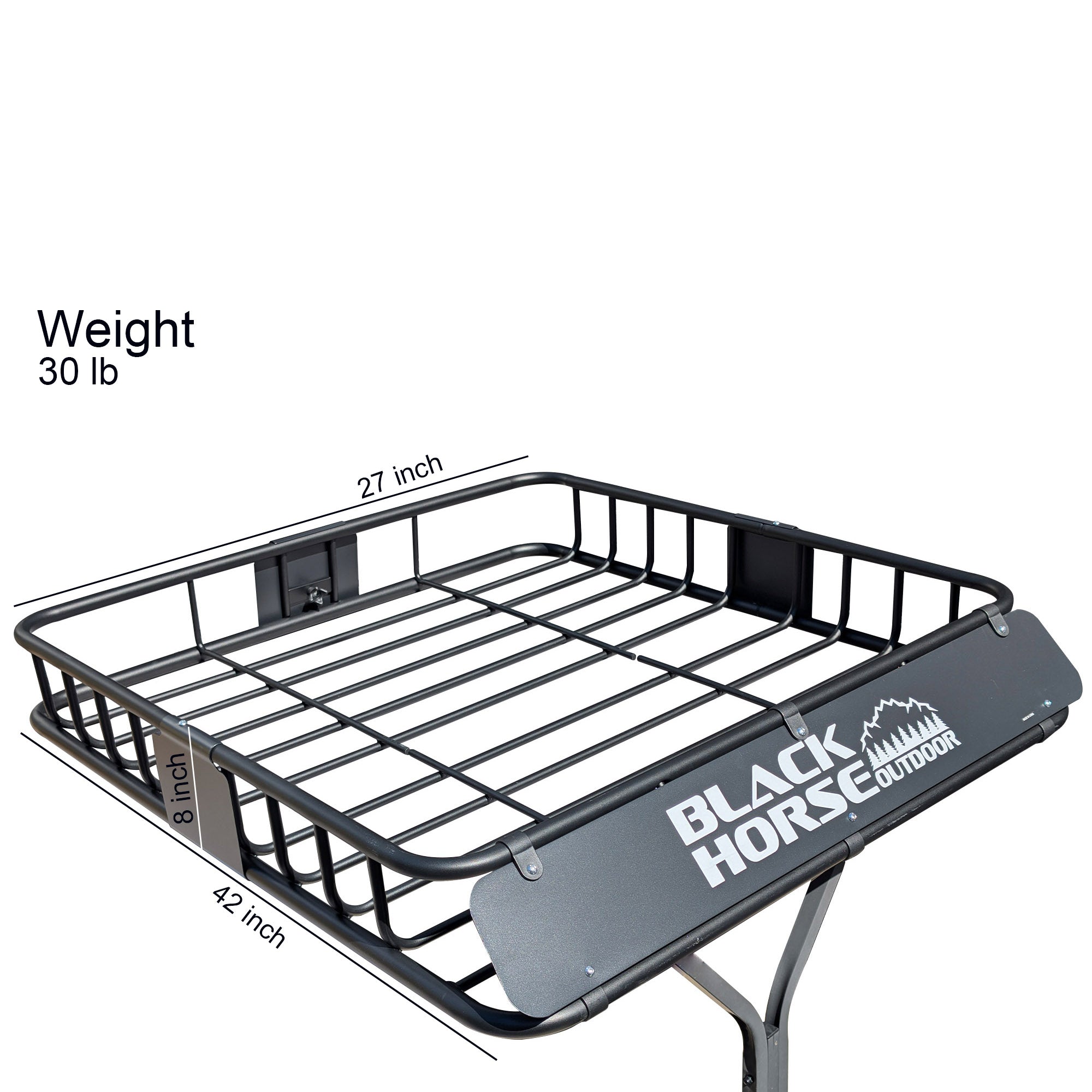 Universal Voyager Roof Top Cargo Basket Modular | Black Horse Off Road - Image 9