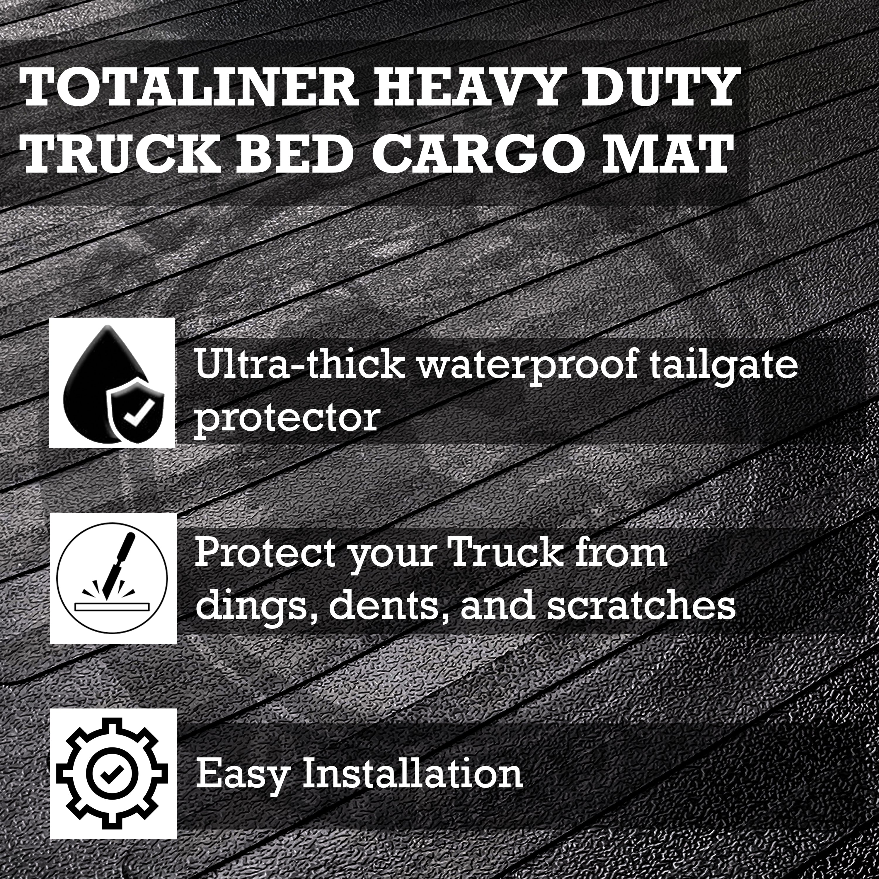 2014-2026 Toyota Tundra Totaliner Bed Mat Anti-Skid | Black Horse Off Road - Image 10