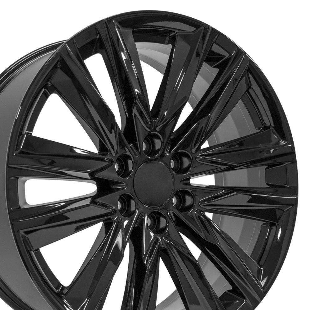 OE Wheels CA91 22x9 Gloss Black replica wheel