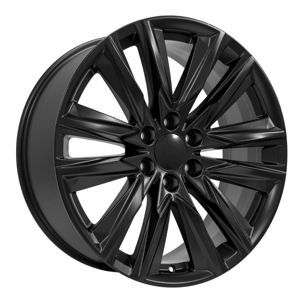 OE Wheels CA91 22x9 Satin Black replica wheel