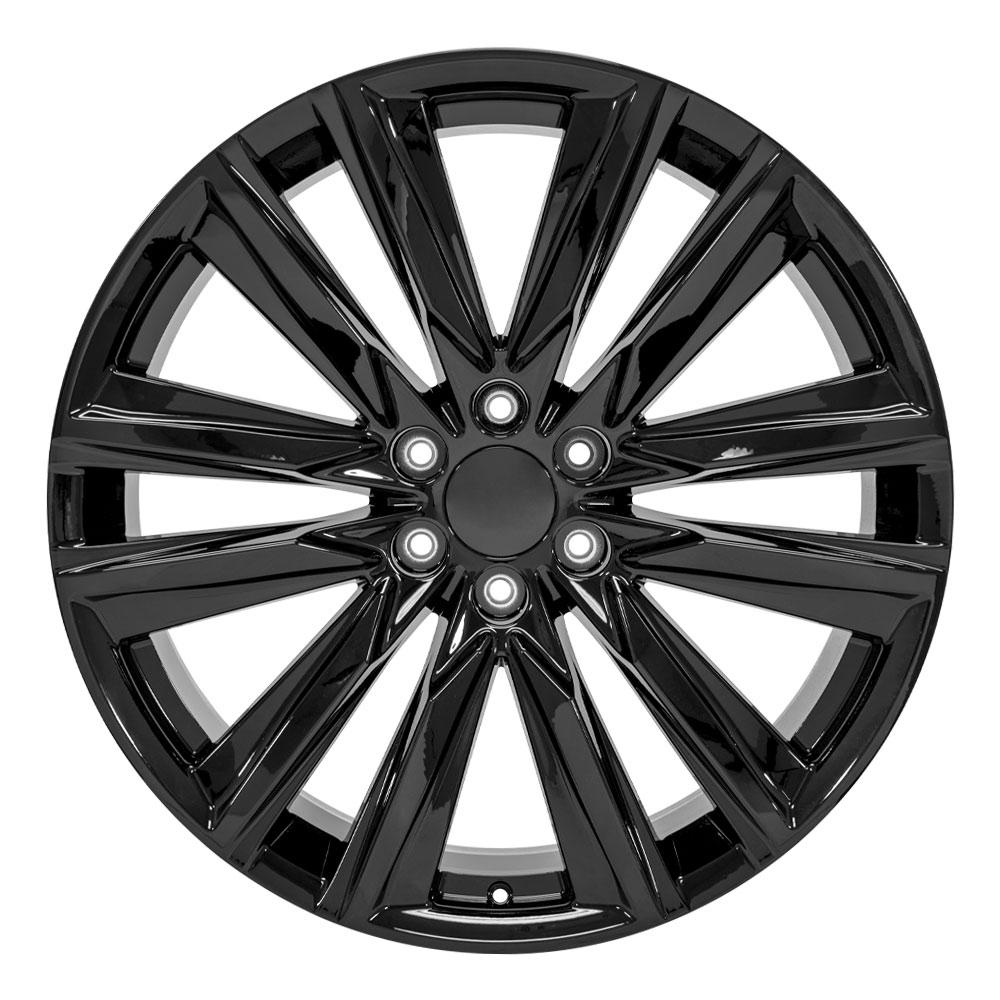 OE Wheels CA91 24x10 Gloss Black replica wheel