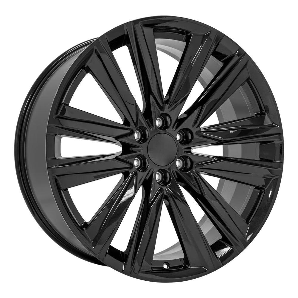 OE Wheels CA91 24x10 Gloss Black replica wheel