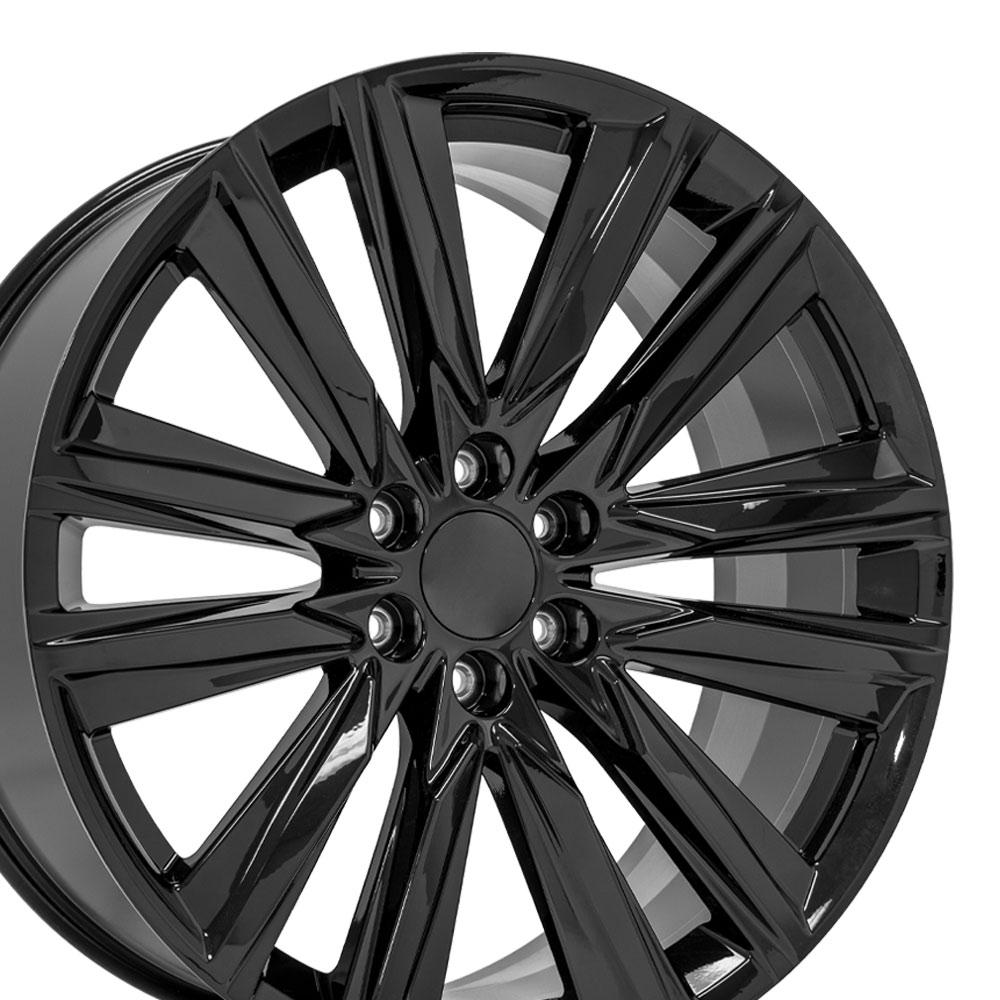 OE Wheels CA91 24x10 Gloss Black replica wheel
