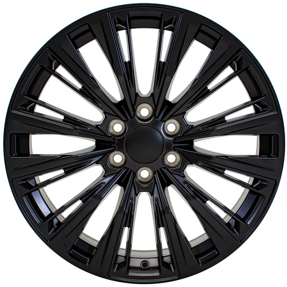 OE Wheels CA93 22x9 Satin Black replica wheel