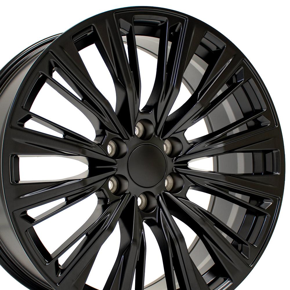 OE Wheels CA93 22x9 Satin Black replica wheel
