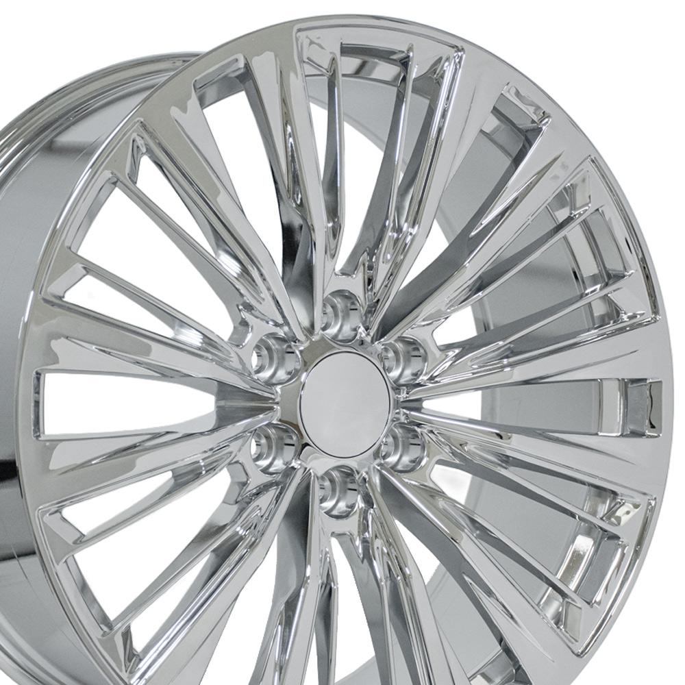 OE Wheels CA93 22x9 Chrome replica wheel