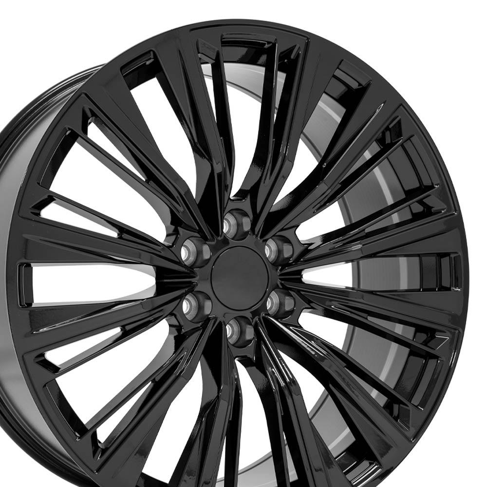 OE Wheels CA93 24x10 Gloss Black replica wheel