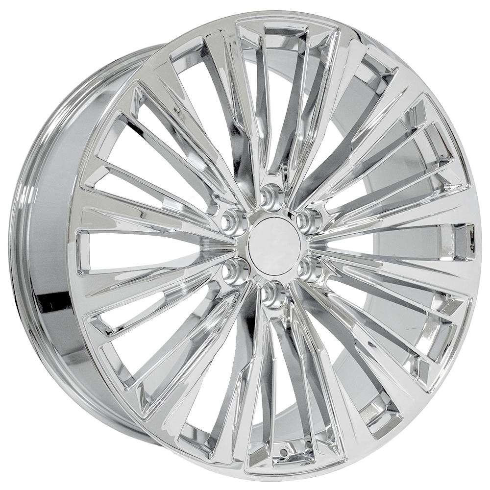 OE Wheels CA93 24x10 Chrome replica wheel