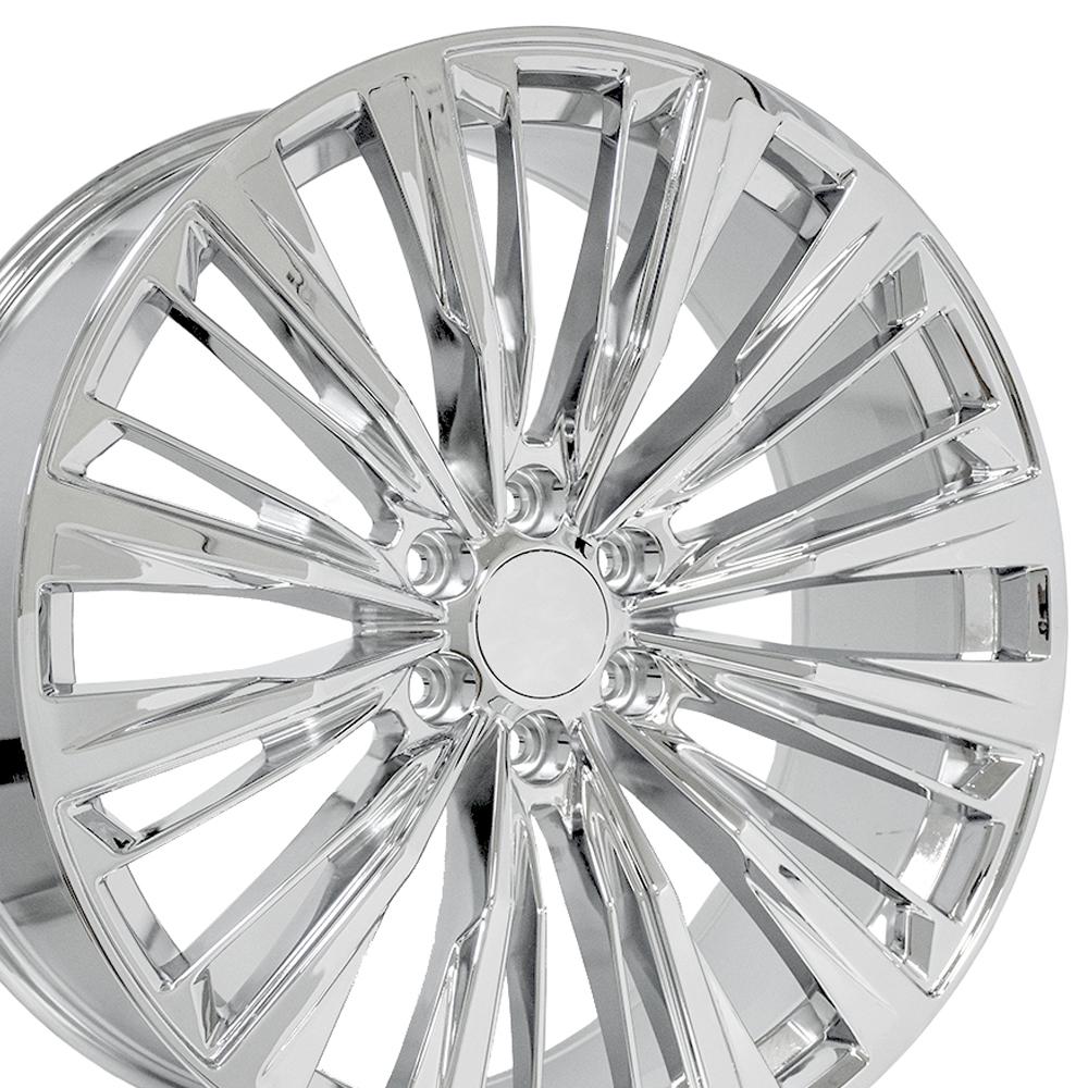 OE Wheels CA93 24x10 Chrome replica wheel