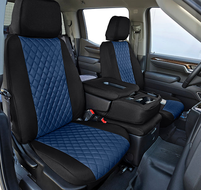 Custom Fit Truck Seat Covers for Ford, Chevy, Ram & Toyota – Cordura Diamond Quilted Waterproof | Made in USA