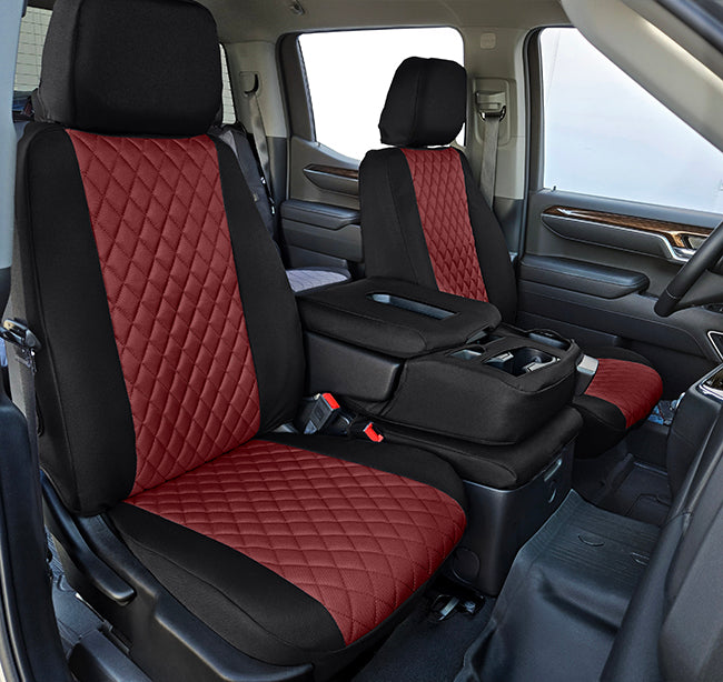 Custom Fit Truck Seat Covers for Ford, Chevy, Ram & Toyota – Cordura Diamond Quilted Waterproof | Made in USA