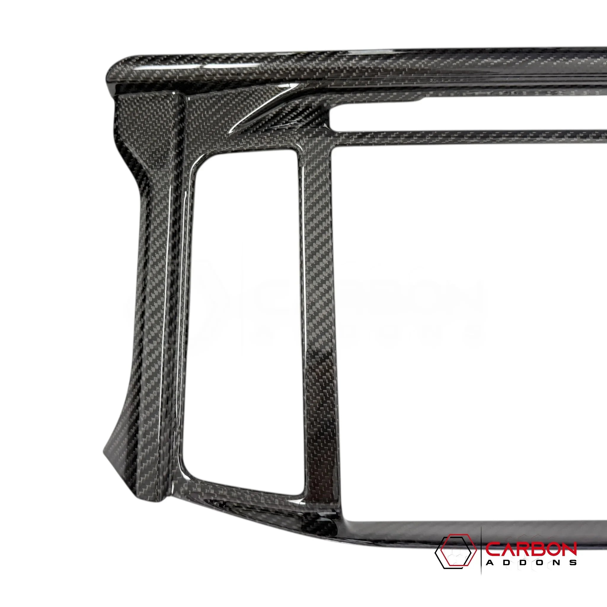 Real Carbon Fiber Infotainment Screen Trim Cover for 2025+ Ford F-150 & Raptor