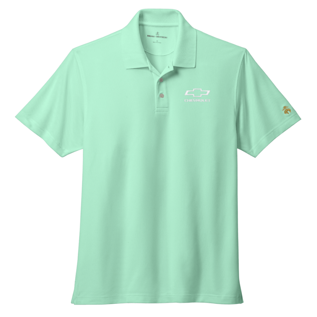 chevy-bowtie-brooks-brothers-mesh-pique-performance-polo-black-red-or-soft-mint