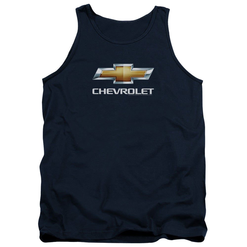 Chevy Bowtie Stacked-Adult Tank Top
