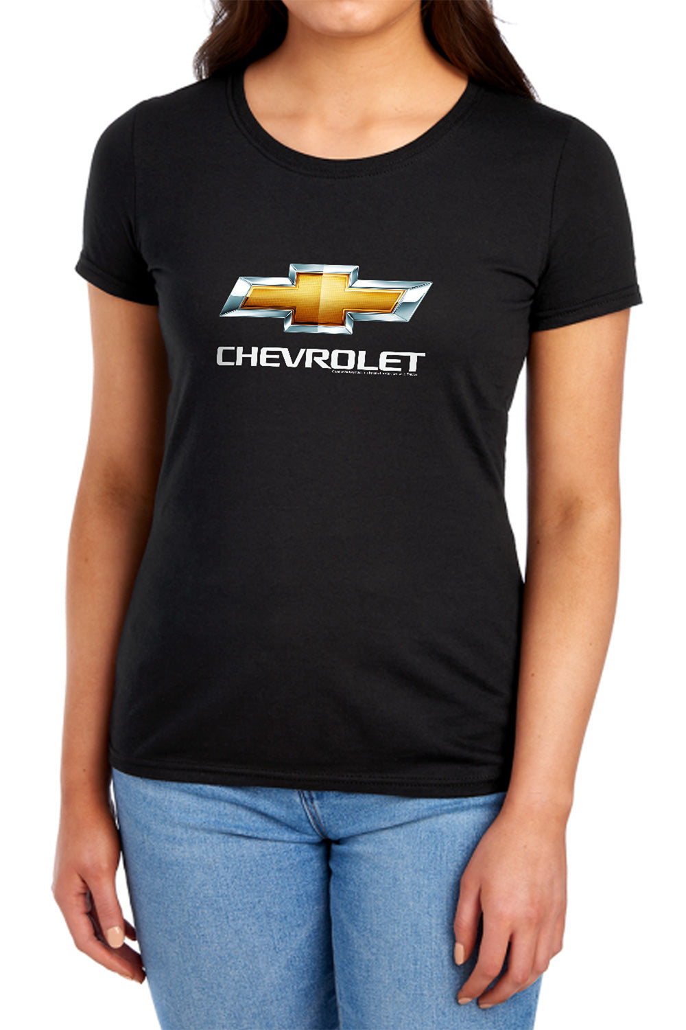 Chevy Bowtie Stacked-Women's Short Sleeve