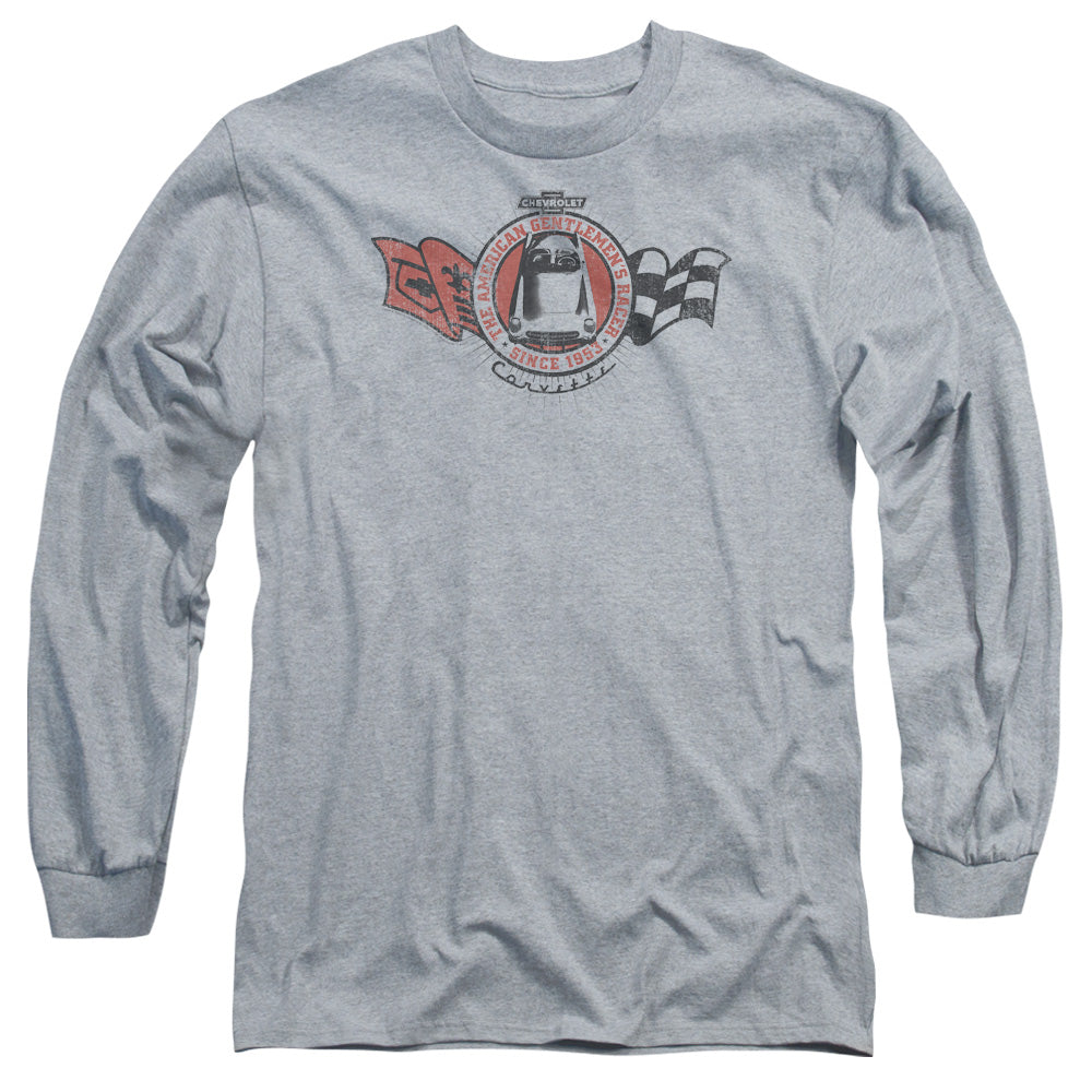 Chevrolet Gentlemens Racer-Adult Long Sleeve-Athletic Heather