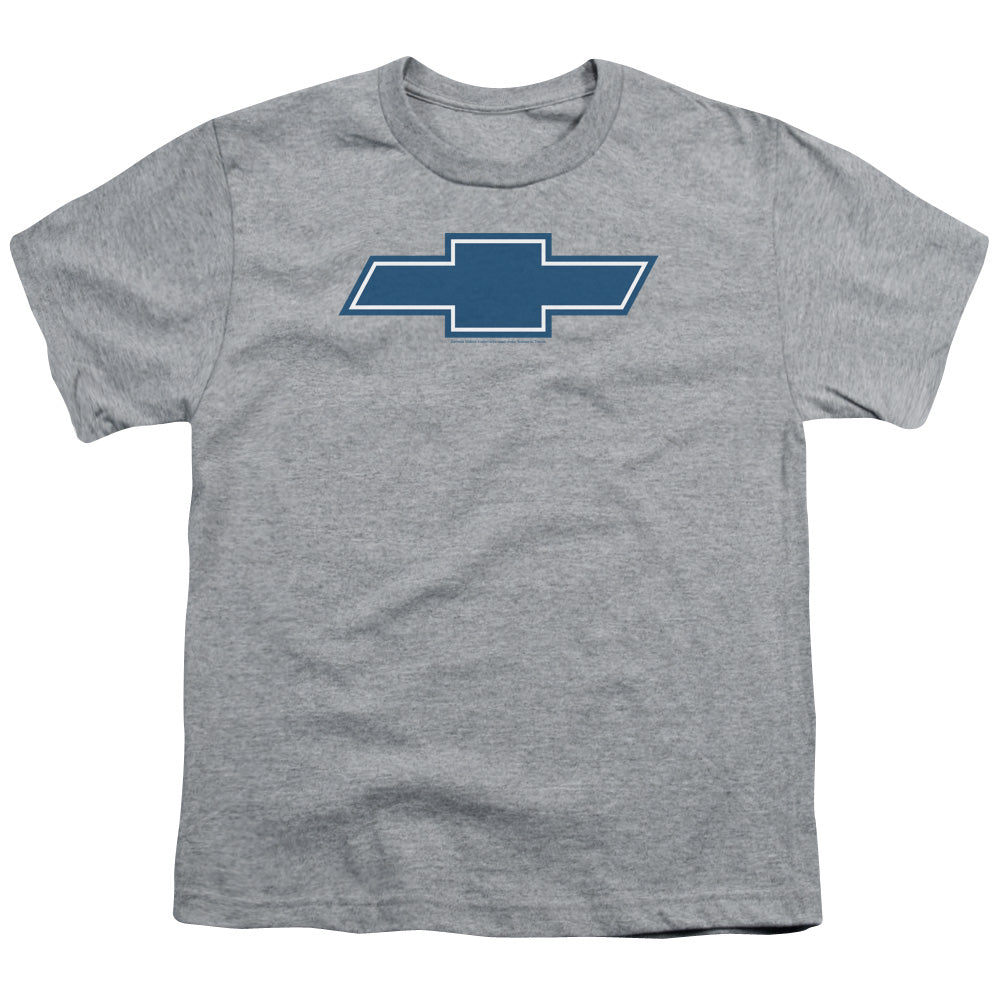 Chevrolet Simple Vintage Bowtie-Youth Short Sleeve-Athletic Heather