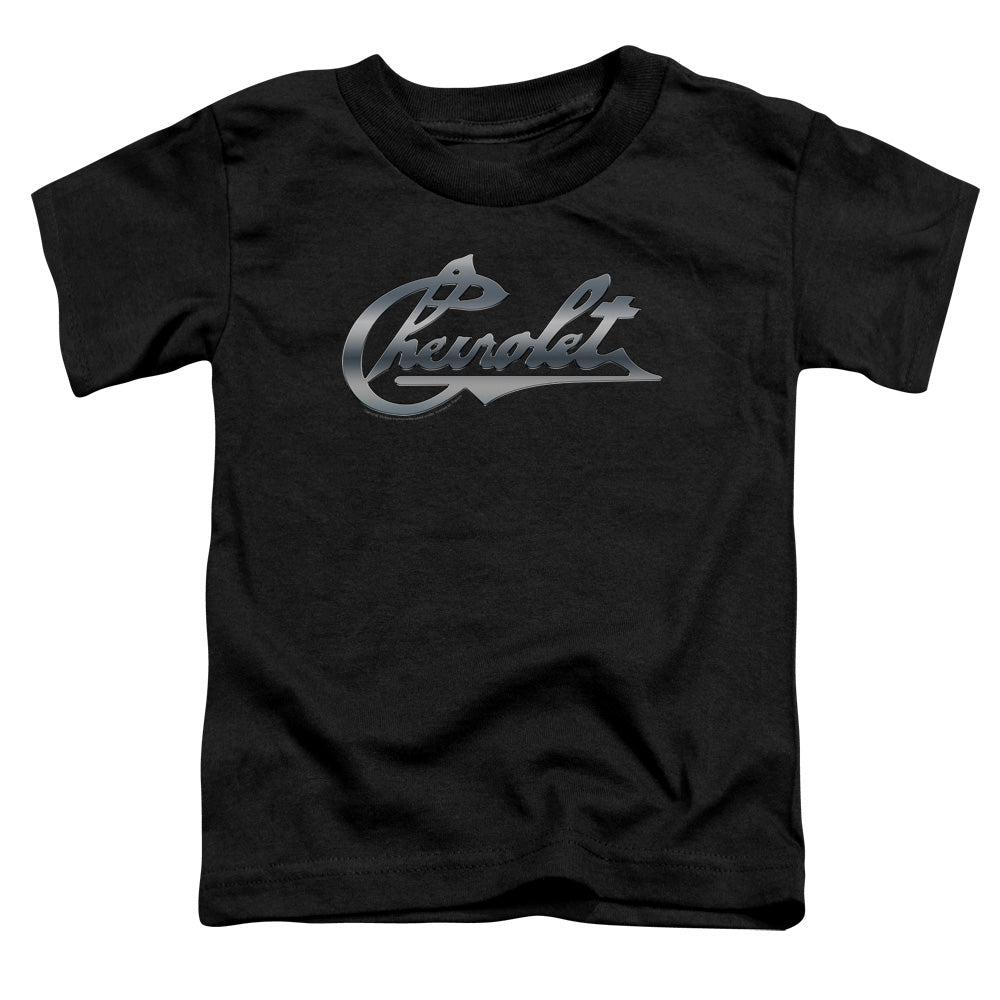 Chevrolet Chrome Vintage Chevy Bowtie - Toddler Short Sleeve - Black