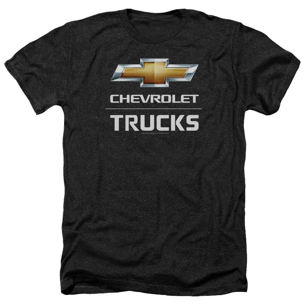 Chevrolet Trucks-Adult Regular Fit Heather Short Sleeve-Charcoal