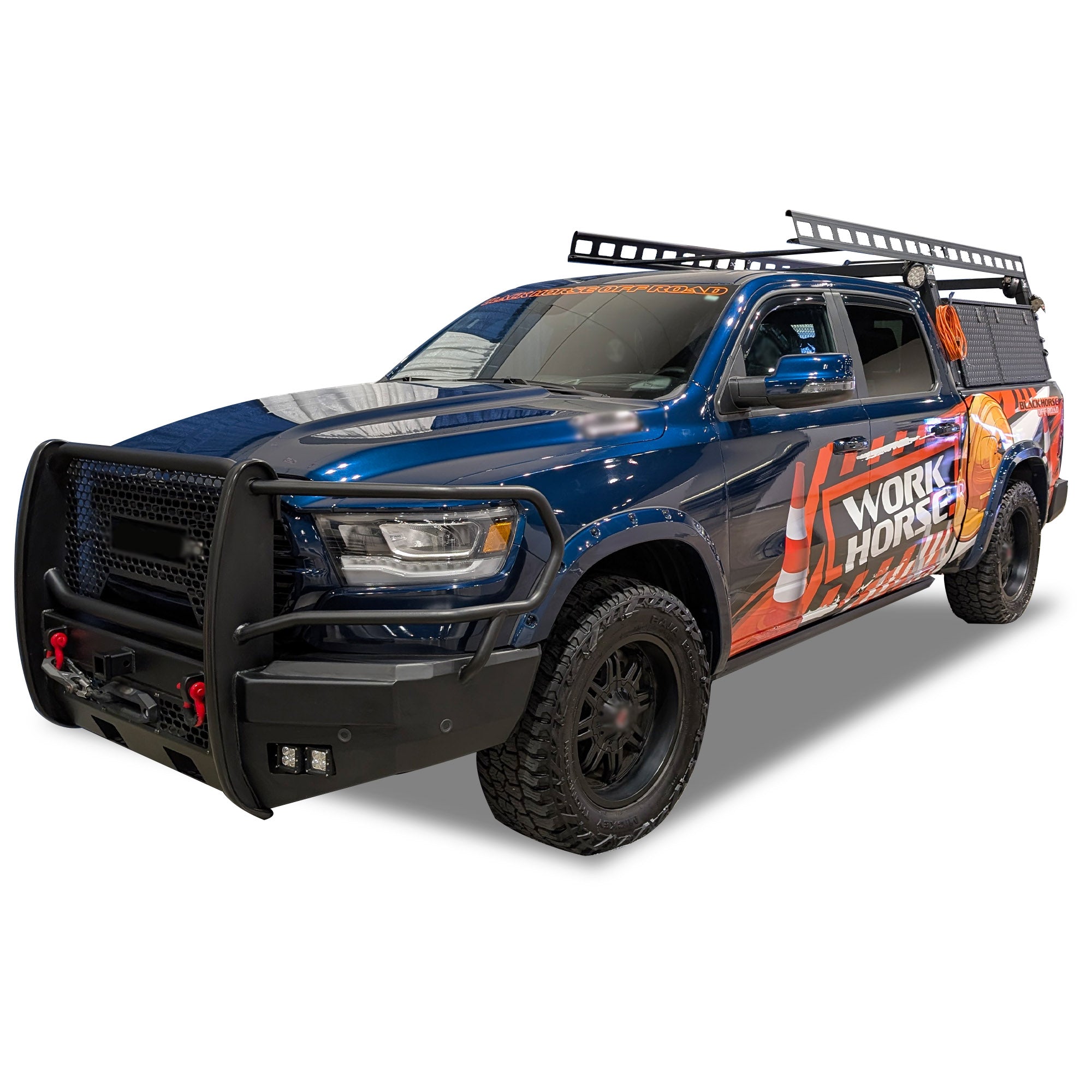 Base K2 Over Cab Rack With Tool Box | Black Horse Off Road - Image 4