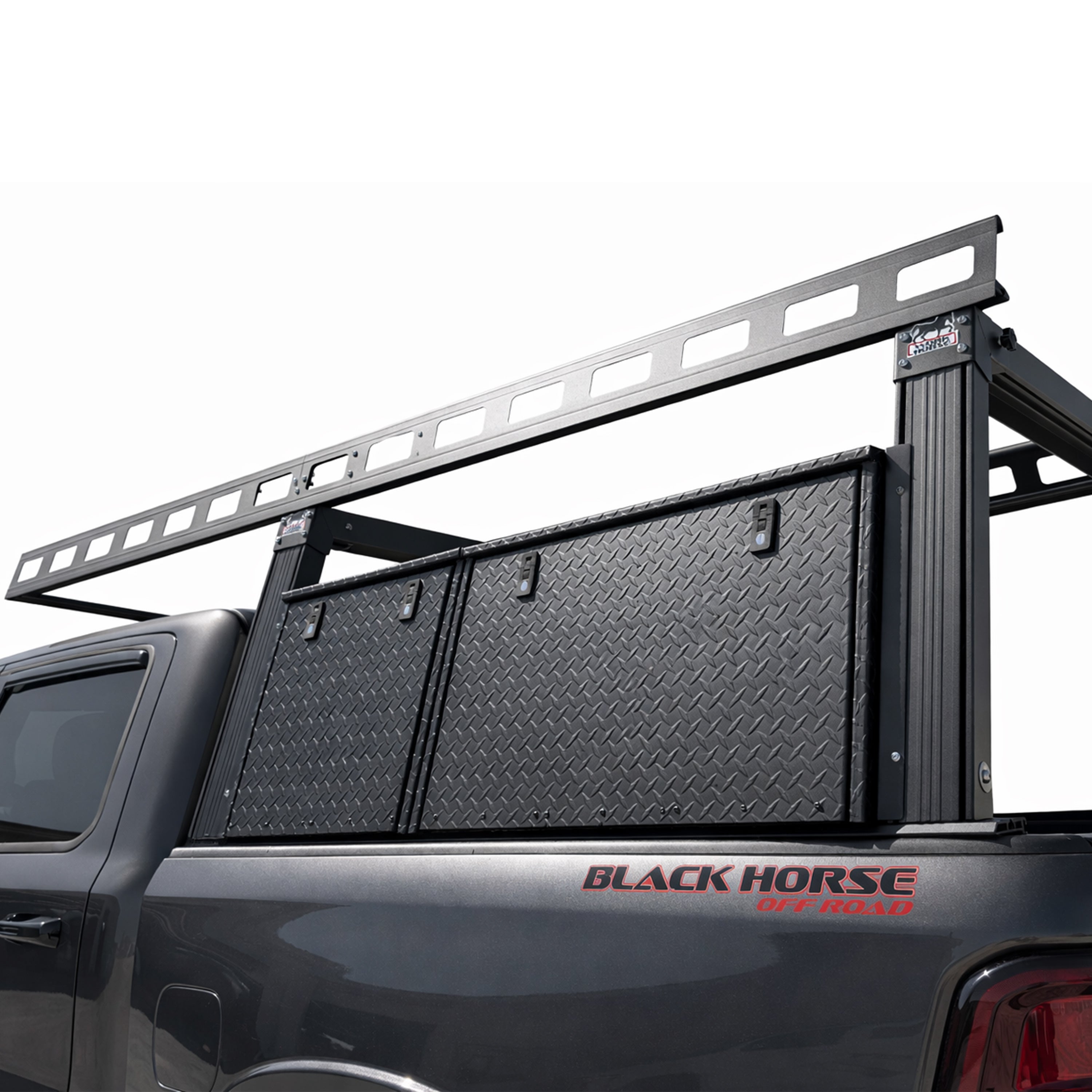 Base K2 Over Cab Rack With Tool Box | Black Horse Off Road - Image 7