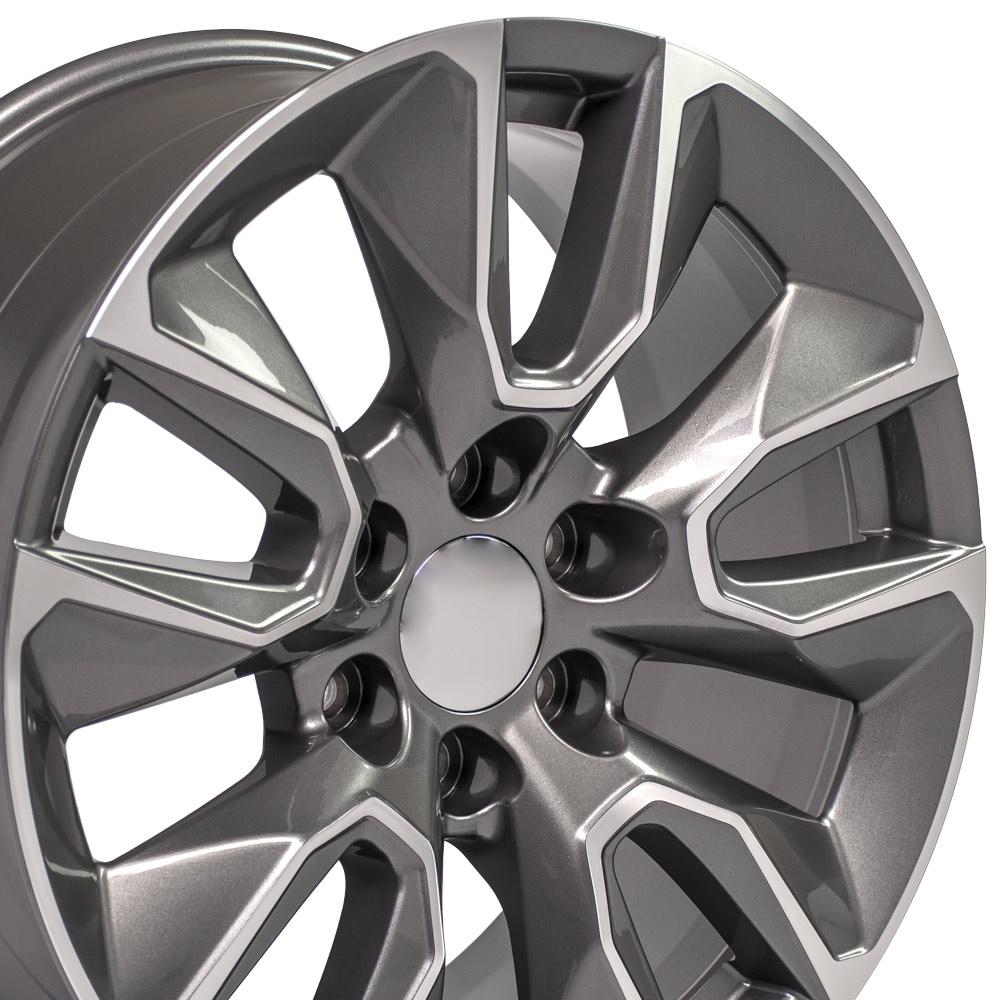 OE Wheels CV32 20x9 Gloss Gunmetal Machined replica wheel