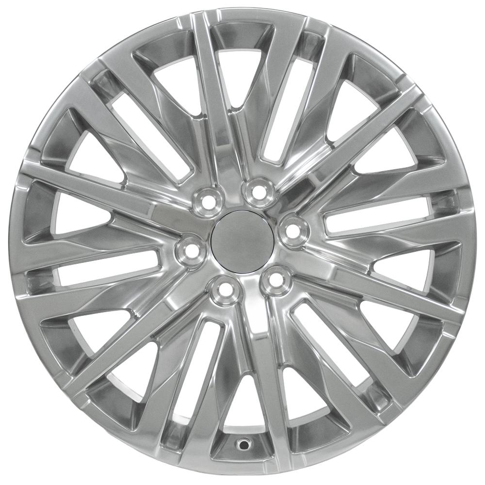 OE Wheels CV33 22x9 Polished replica wheel