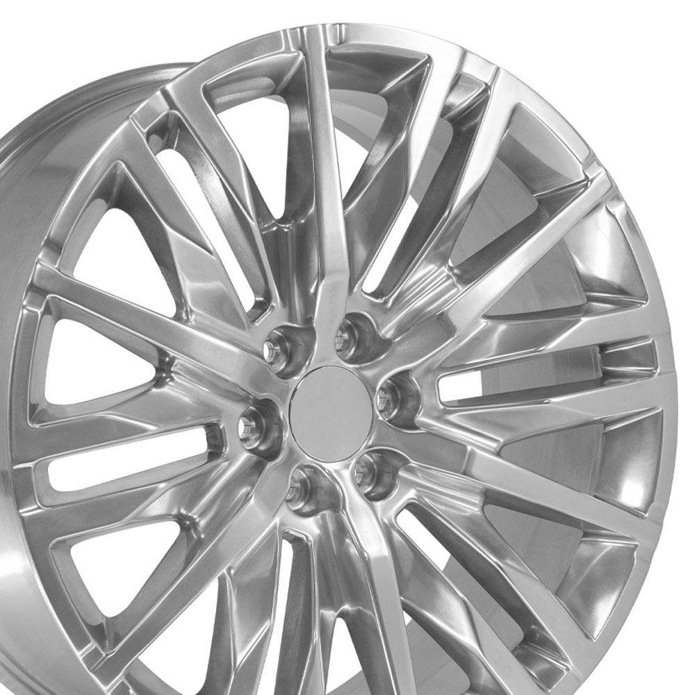 OE Wheels CV33 24x10 Polished replica wheel
