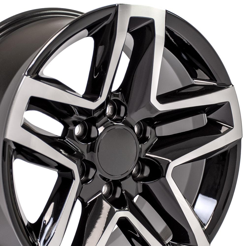 OE Wheels CV34B 18x8.5 Gloss Black Machined replica wheel