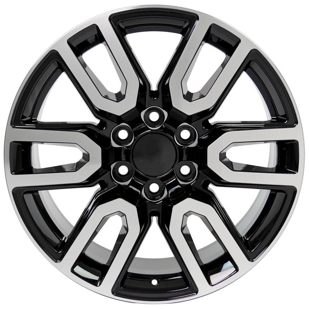 OE Wheels CV36 20x9 Gloss Black Machined replica wheel