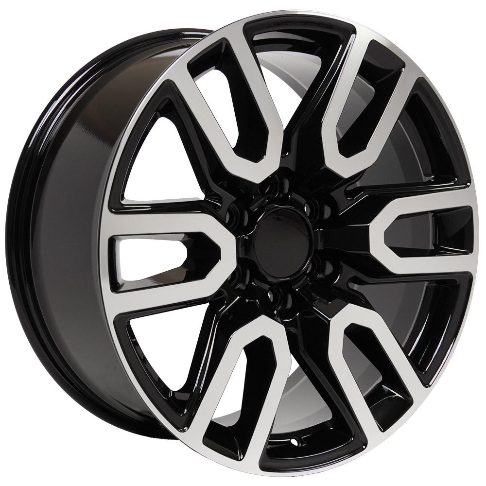 OE Wheels CV36 20x9 Gloss Black Machined replica wheel